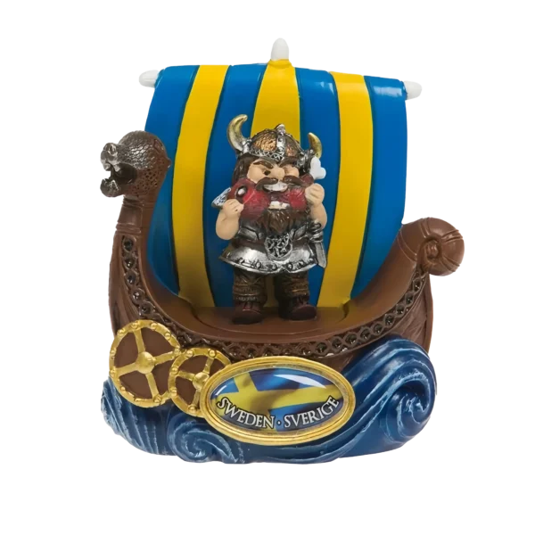 Magnet Souvenir Vikingskepp Viking som Äter