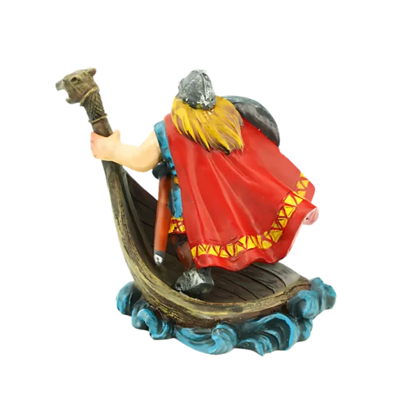 Vikingafigur med Sköld – På Äventyr till Havs - 10cm - Bild 2
