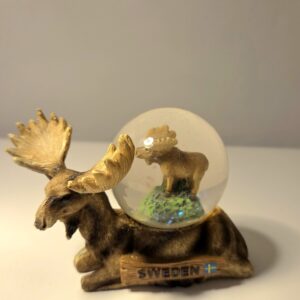 Snöglob - Älg - Sittande