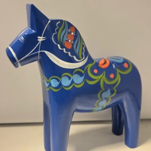 Dalahäst - Blå - 20cm