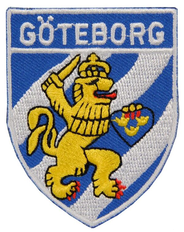 Broderat Märke - Göteborg vapensköld - Bild 2