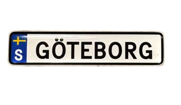 Magnet - Reg.skylt Göteborg - 8 cm - Bild 2