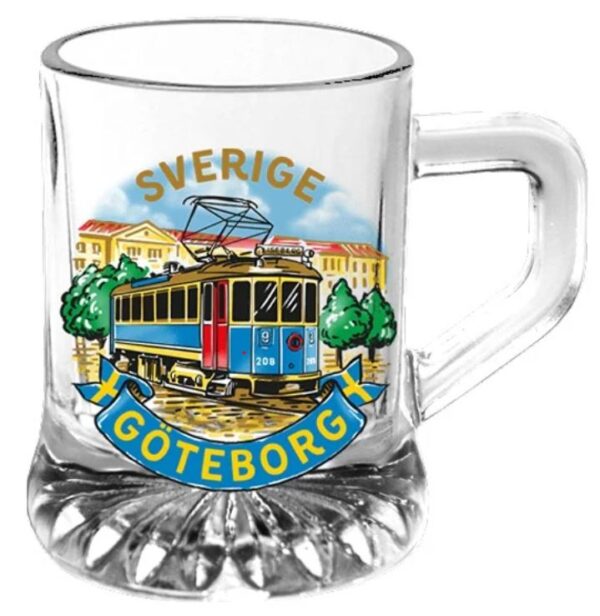 Shotglas med handtag - Spårvagn - 30 ml - Bild 2