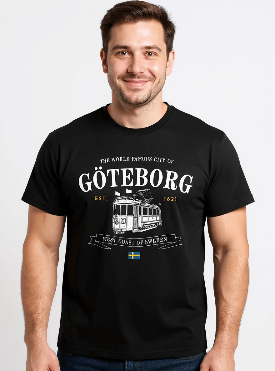 generation-ab81f275-c4a7-4f3f-b2b8-a5593bbd345a (1) T-shirt - Göteborg Spårvagn / L - Bild 1