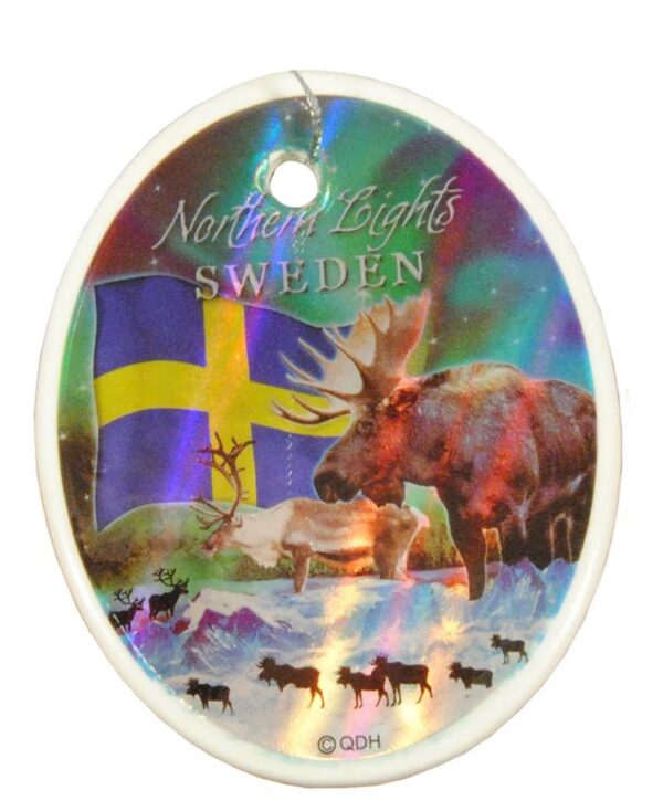 Juldekoration - Älg Northen Lights - Bild 2