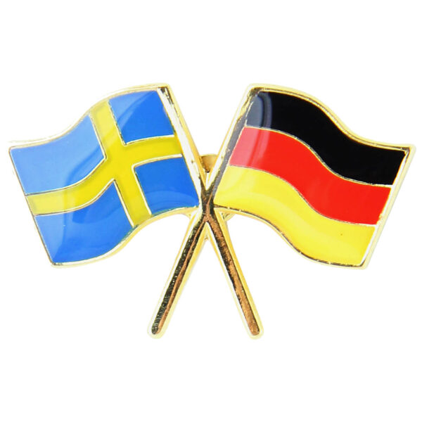 Vänskapspin - Flagga, Sverige-Tyskland - Bild 2