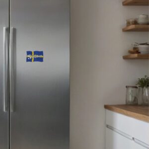 Magnet -  Svensk flagga, gummiaktig