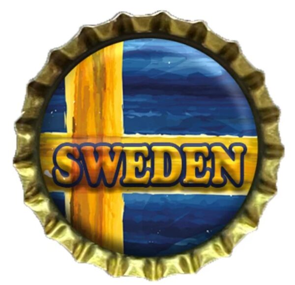 Magnet Kapsyl - Sverigeflagga - Bild 2